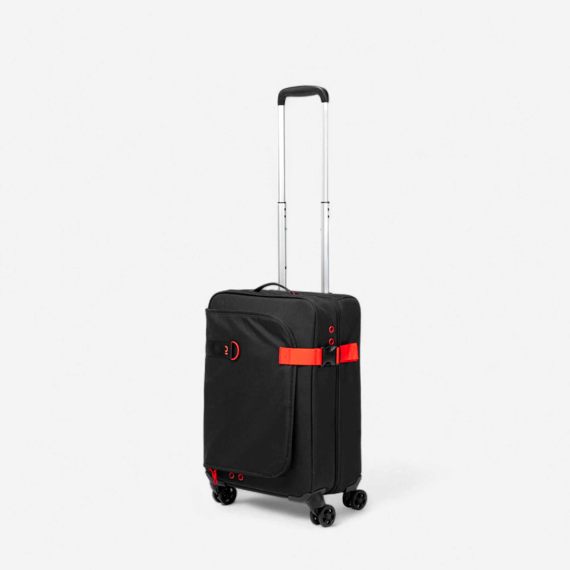 Troler 4 Roti Urban 30 L Negru