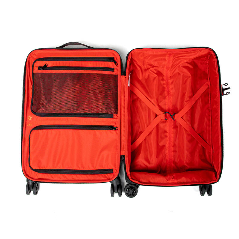 BOLSO DEPORTIVO CON RUEDAS 30 LITROS ROJO - Decathlon