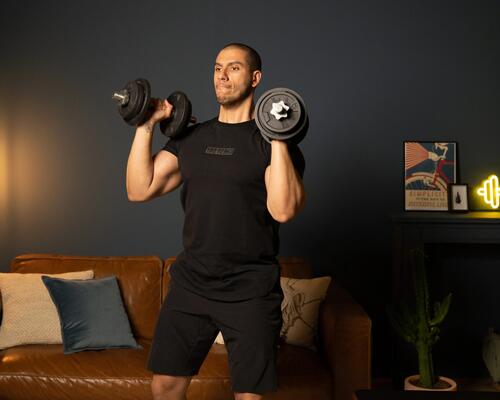 objectif bras musclés musculation