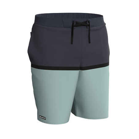 Bermuda de surf largo azul para hombre 100