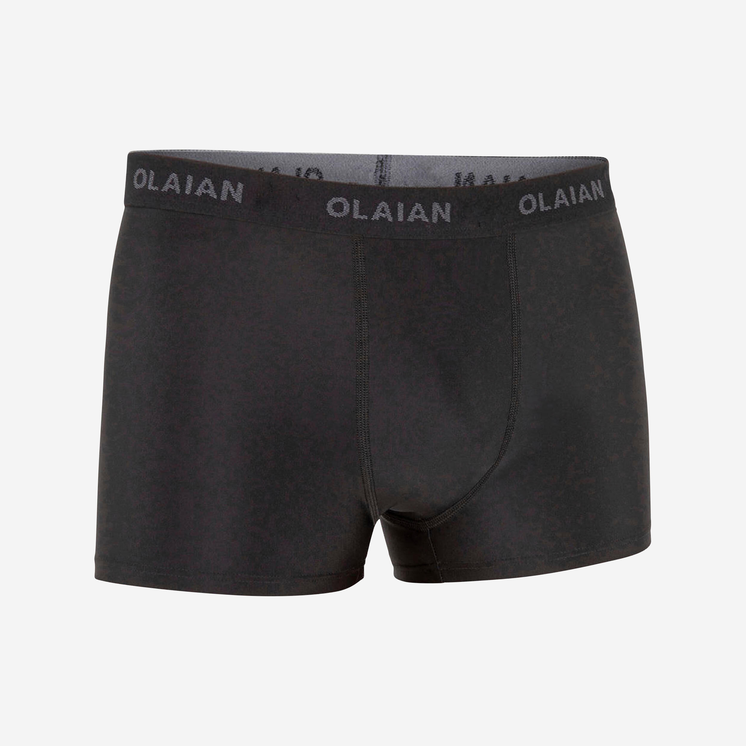 Boxer mare aderenti uomo 500 neri OLAIAN Decathlon