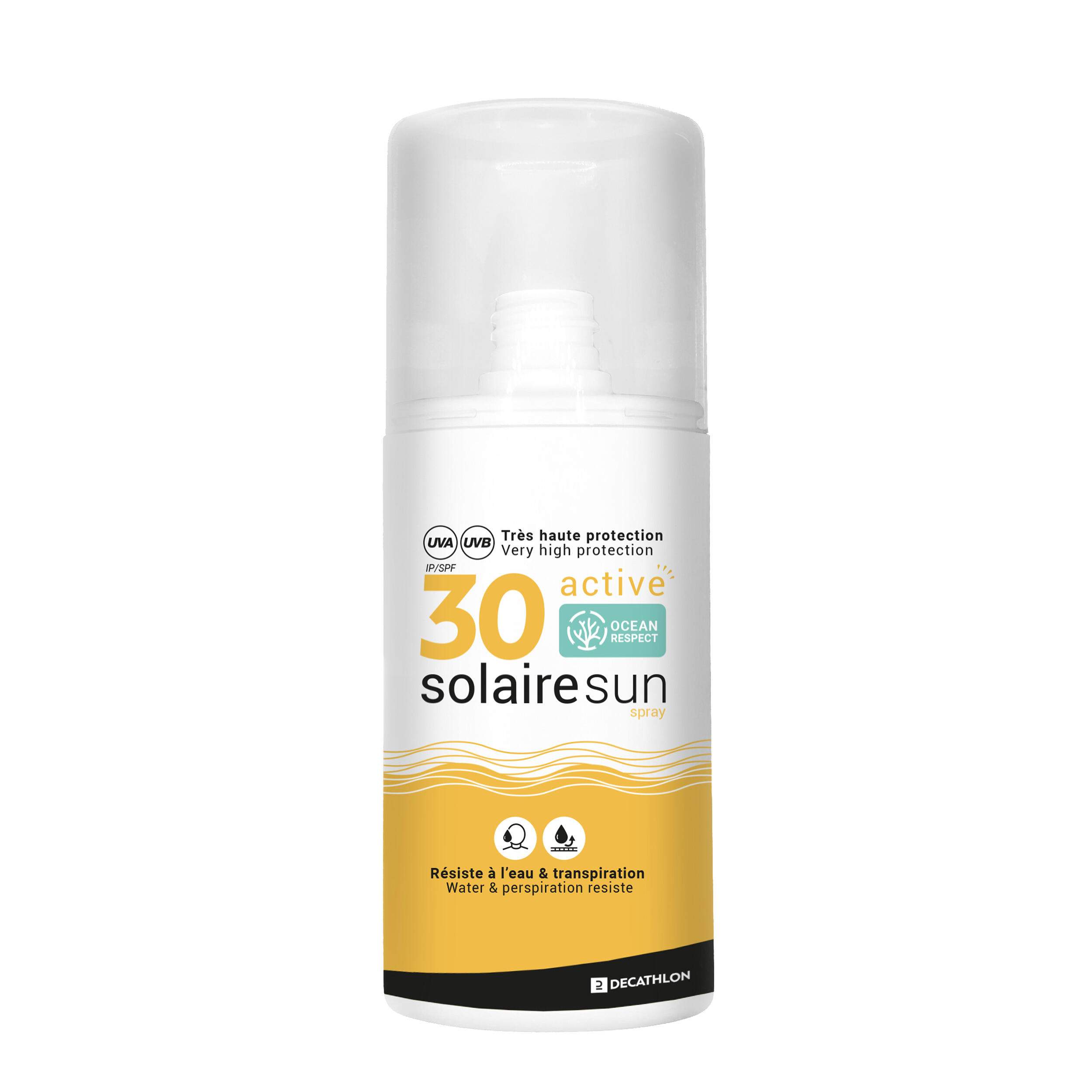 Spray protecție solară 150 ml Active FPS 30 DECATHLON