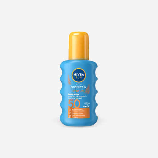 
      СЛЪНЦЕЗАЩИТЕН СПРЕЙ ЗА АКТИВИРАНЕ НА ТЕНА PROTECT & BRONZE SPF 50, 200 МЛ
  