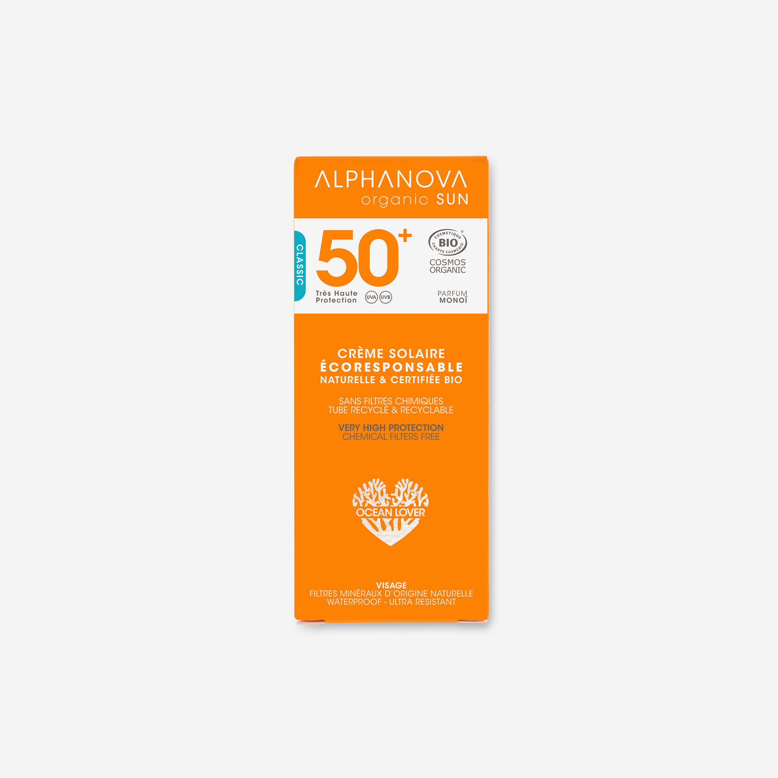 organic sun cream spf 50