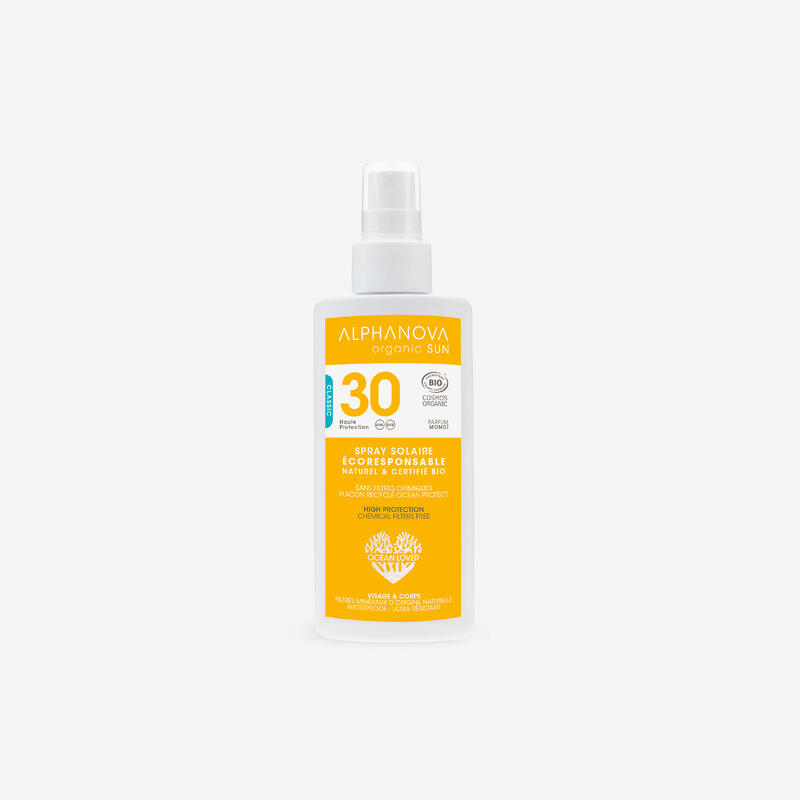 Spray przeciwsłoneczny Alphanova BIO SPF30