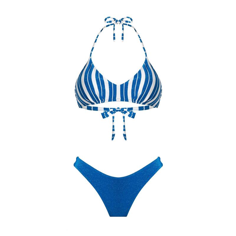 bikini corpetta + slip sporty Le Blu