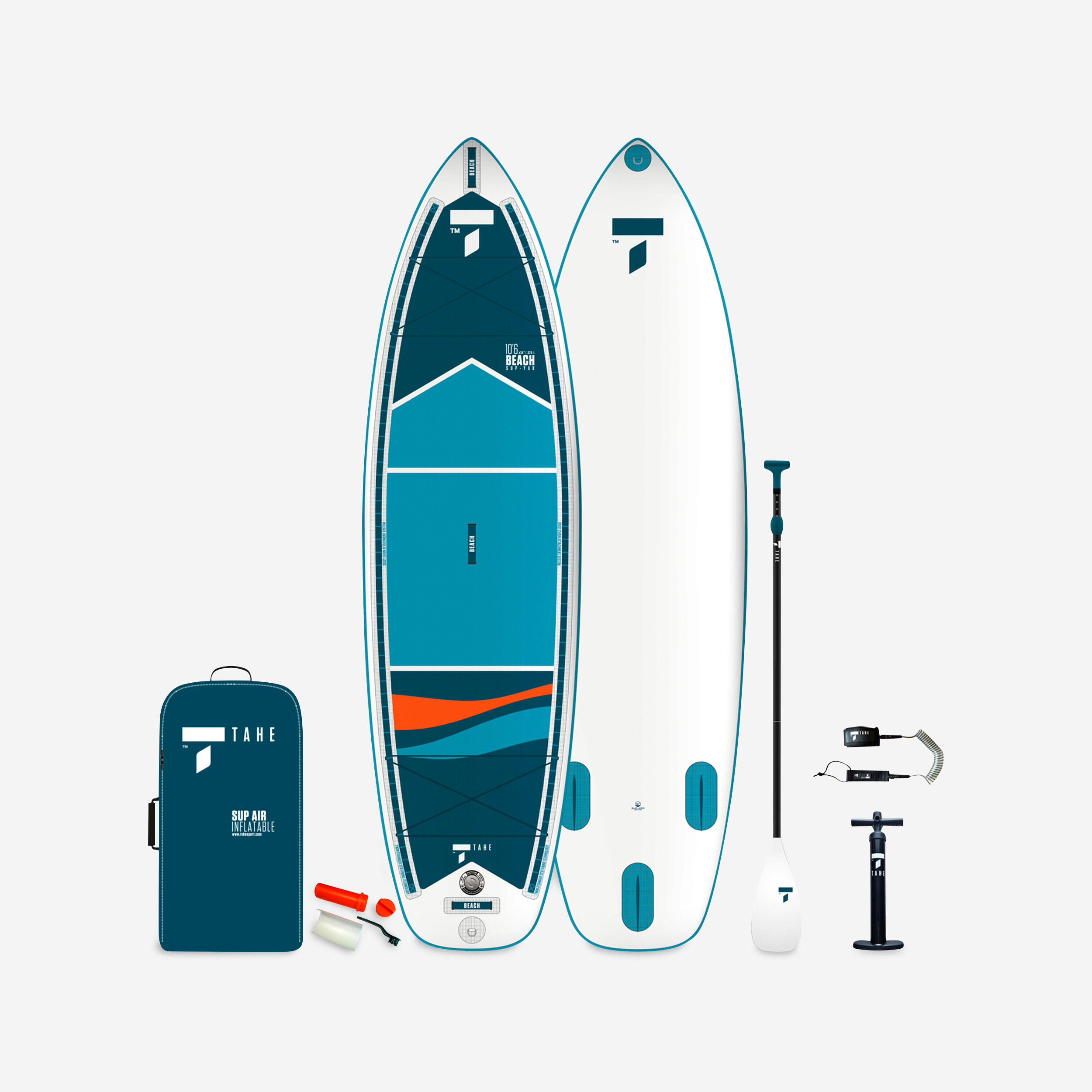 TAHE OUTDOORS Inflatable YAK BEACH 10.6 PACK SUP stand-up paddle board Tahe outdoor