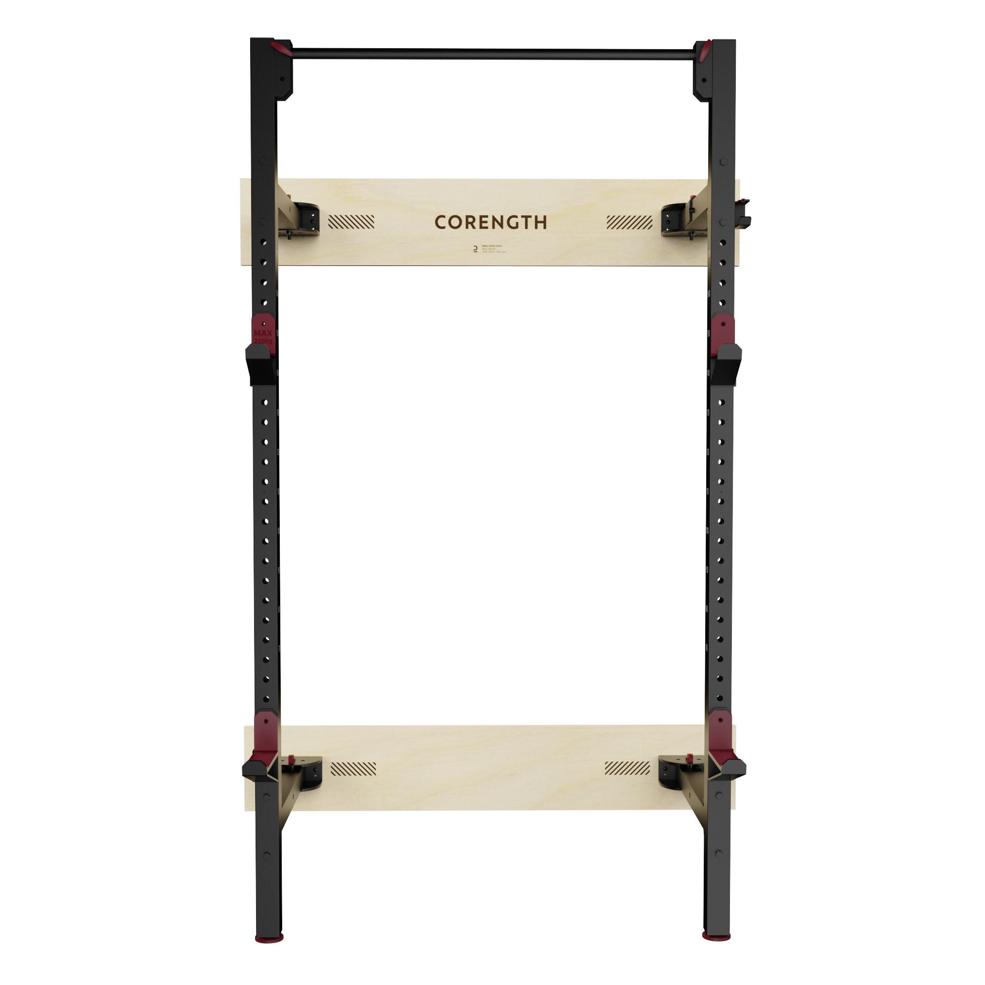 Rack da parete pieghevole per bodybuilding - WALL RACK FOLD