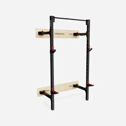 Fold-Down Wall Rack