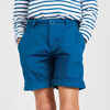 Bermuda Shorts Segeln Kinder strapazierfähig 
 100 blau