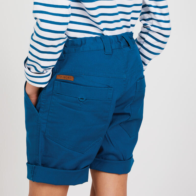 Pantalón Corto Vela Sailing 100 Niños Azul