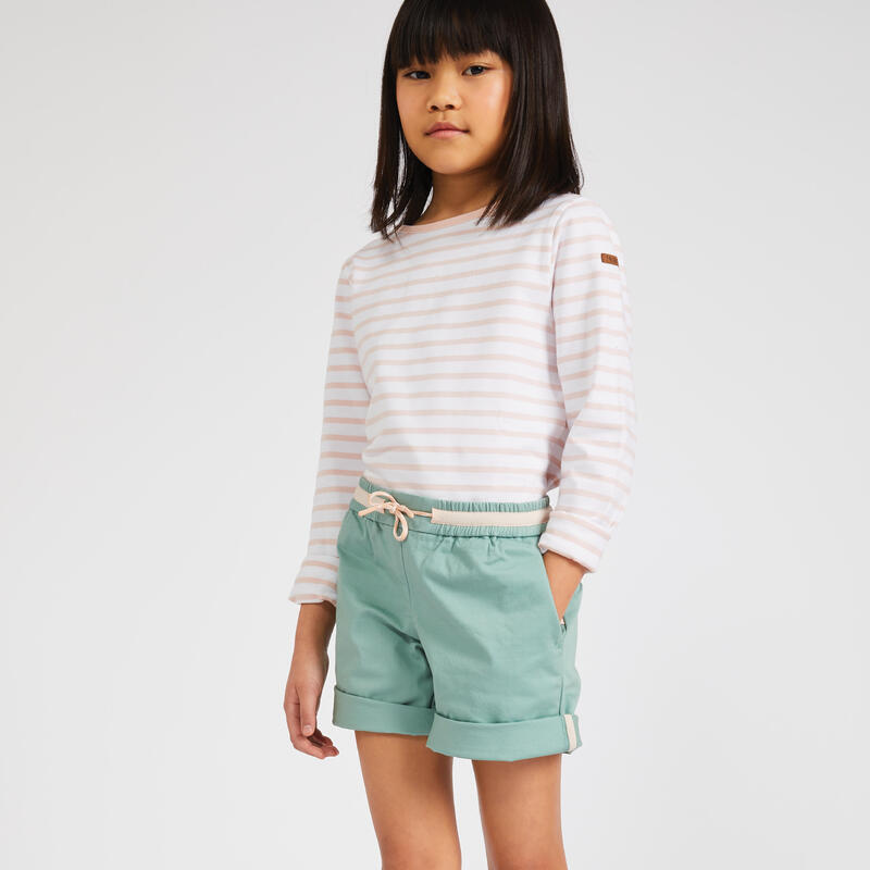 Short de voile SAILING 100 Enfant Fille Vert