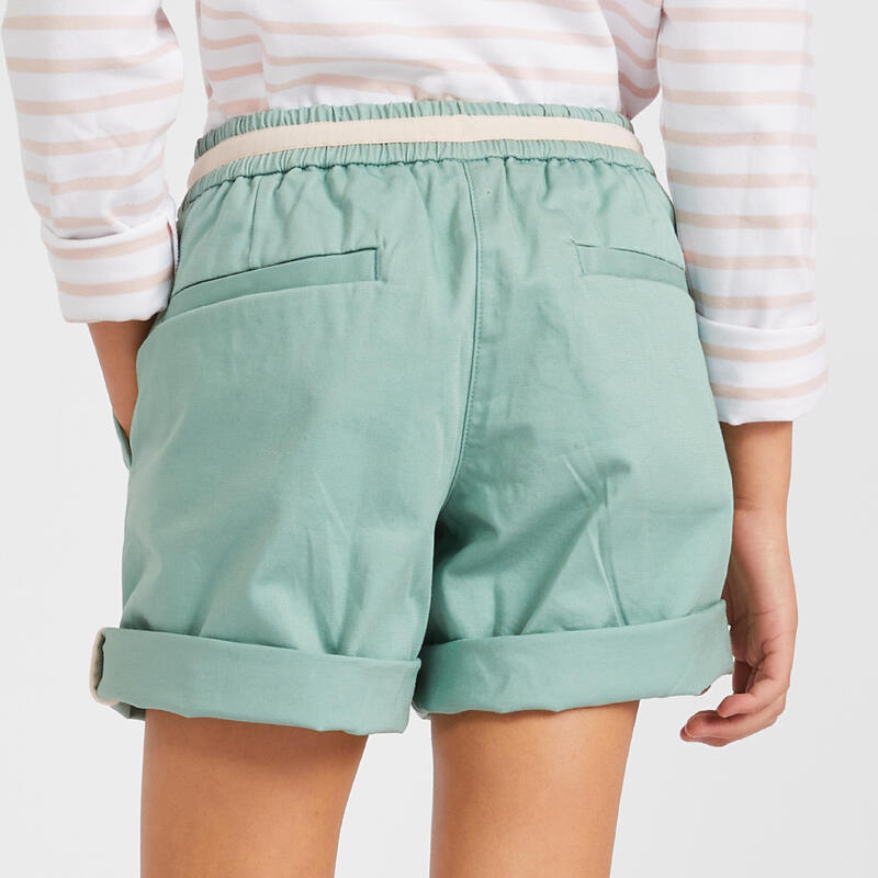 Pantalón Corto Vela Sailing 100 Niños Verde