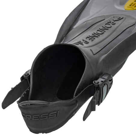 Cressi Palau SAF Snorkelling Fins black and yellow