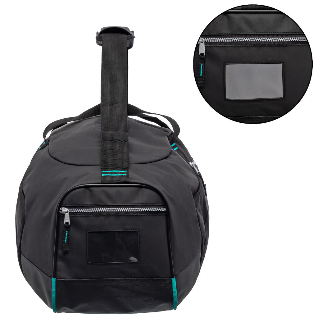 Potápačská taška SCD s objemom 65 litrov čierno-modrá 