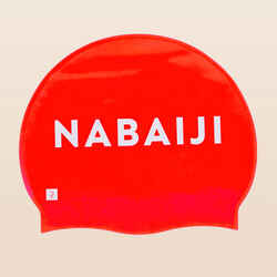 Silicone Swim Cap - Red