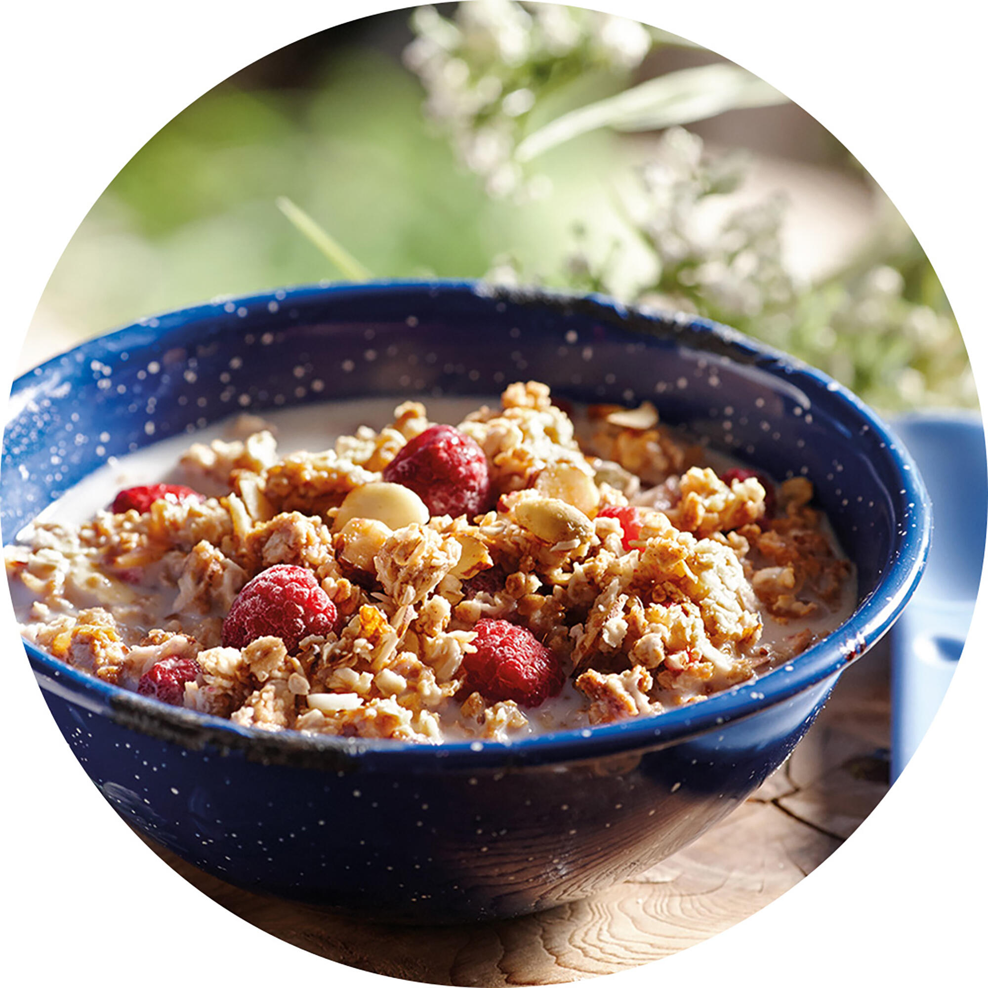 Granola aux framboises et à la vanille - HAPPY YAK