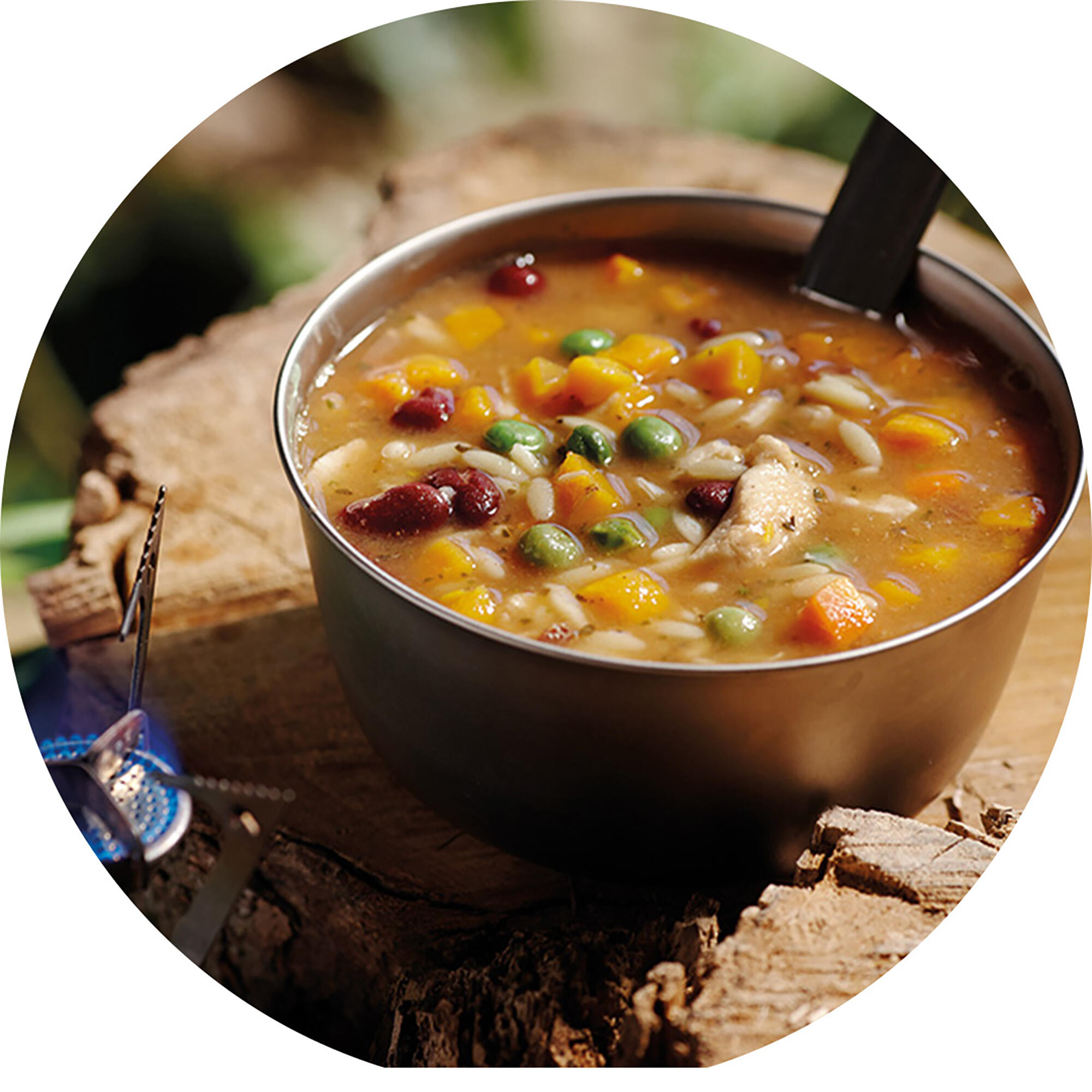 Potage au Poulet à Orzo 2/3
