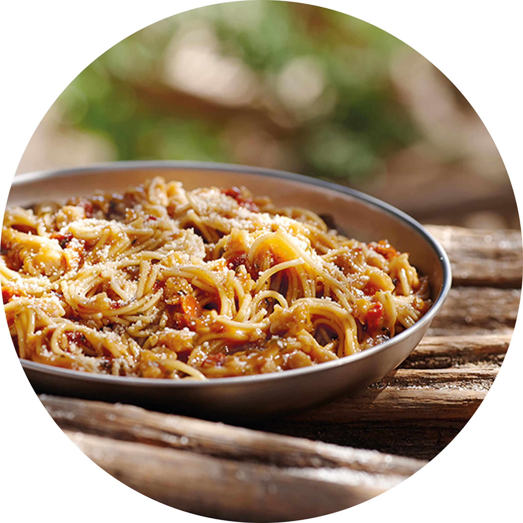 Spaghetti lyophilisé à la sauce napolitaine (végétarien) 2/3