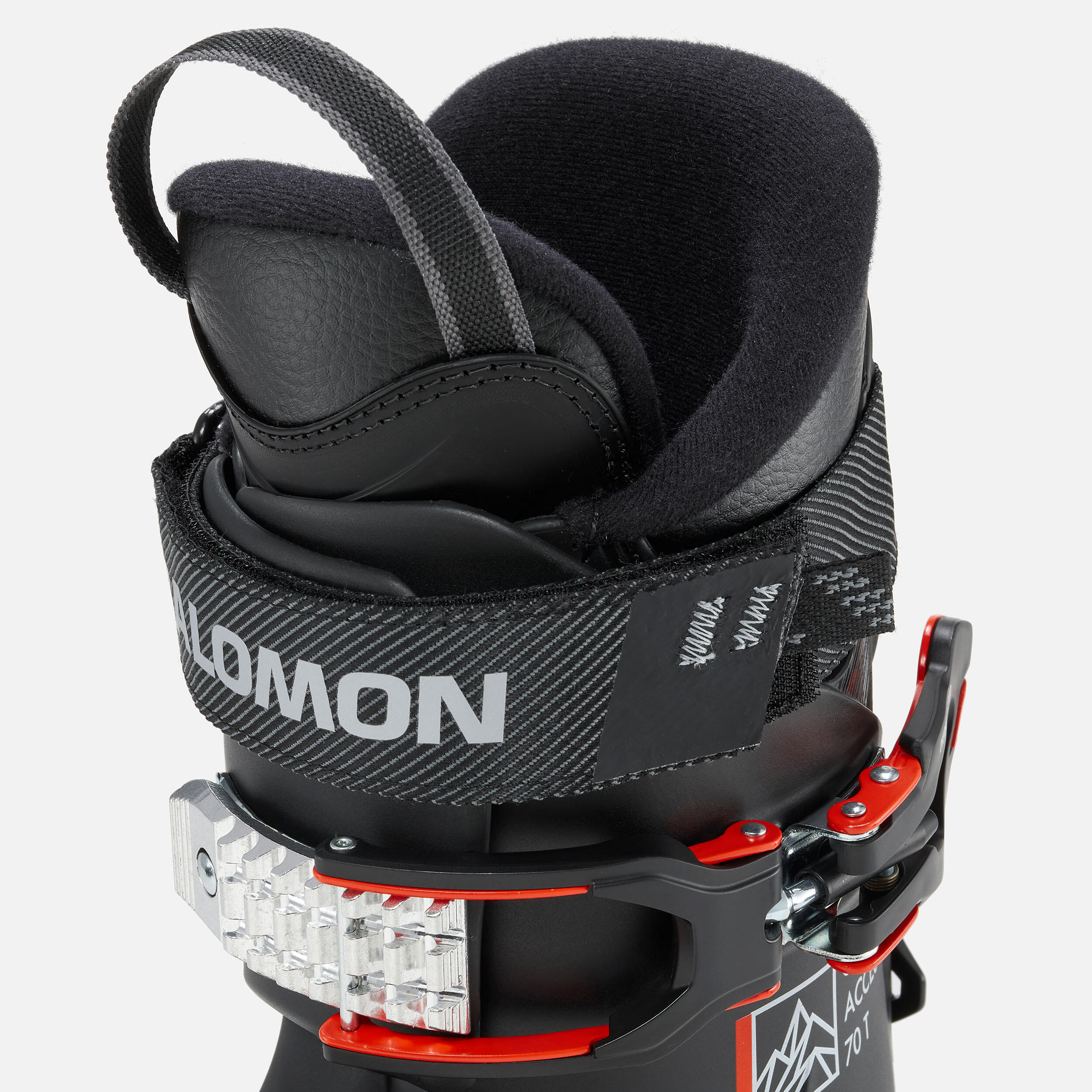 Kids' Mountain Skiing Boots - SALOMON QS ACCESS 70 T JR BLUE 6/10