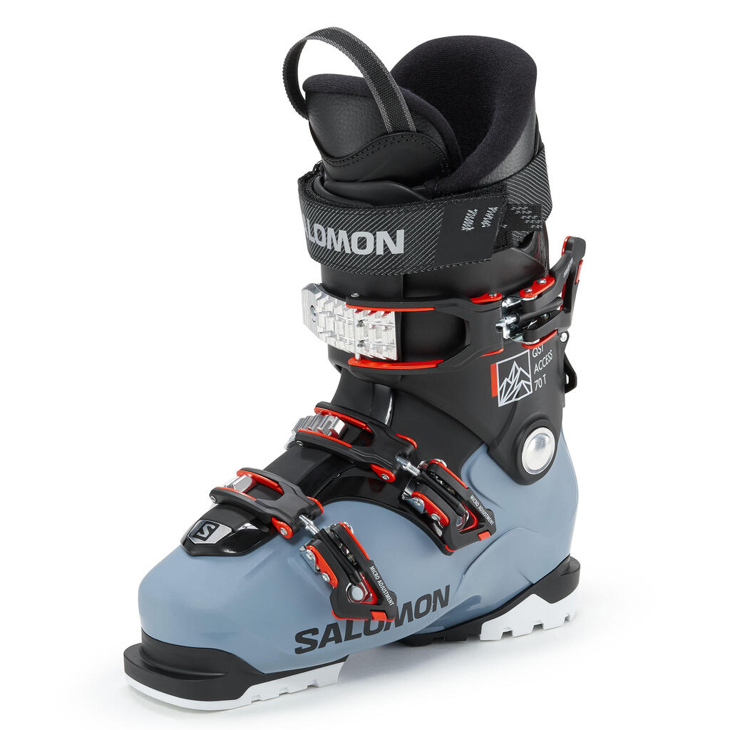 Skischuhe Alpin Kinder - Salomon Quest Access 70 T blau 