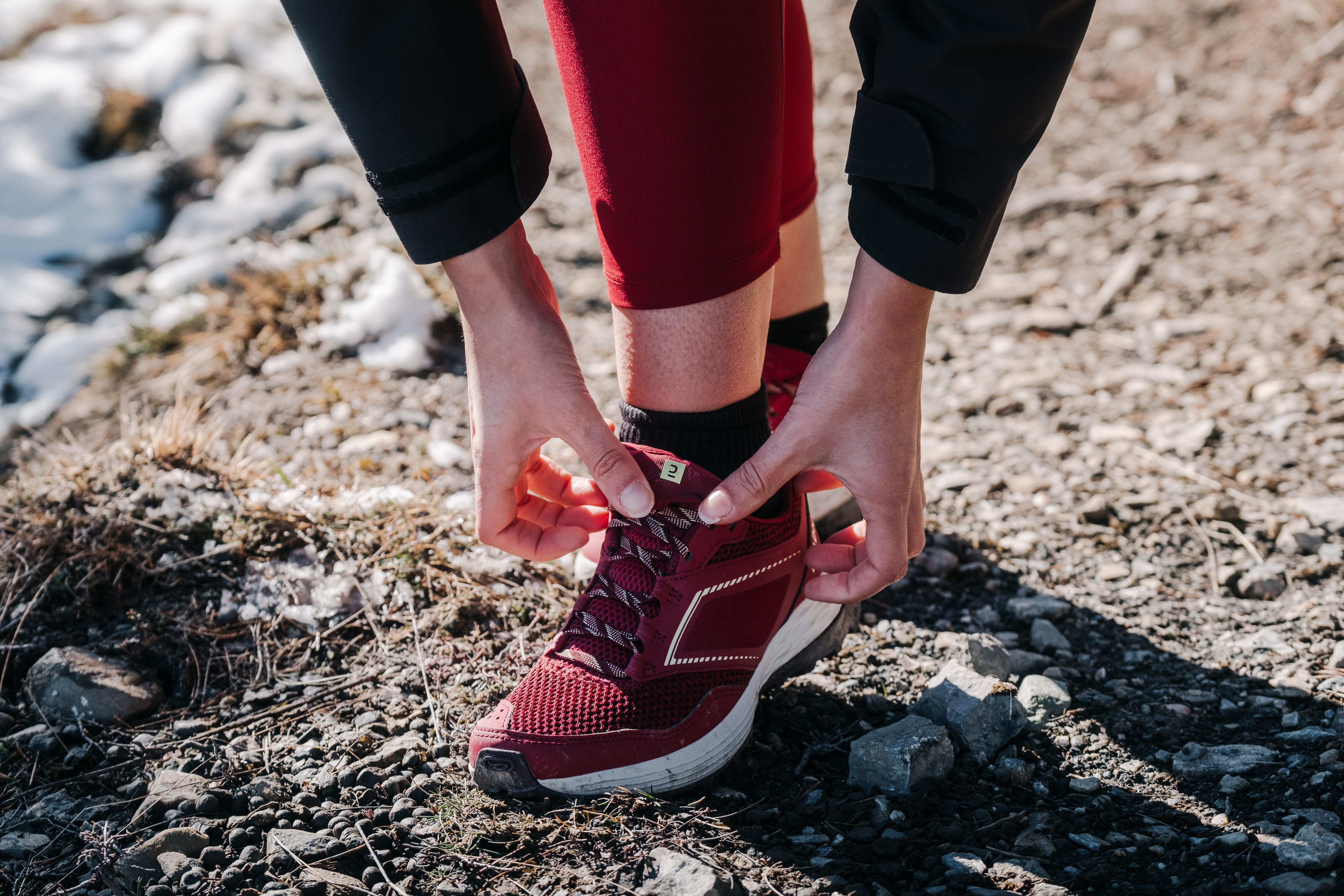 Women's Trail Running Shoes - Pink - Beetroot - Evadict - Decathlon