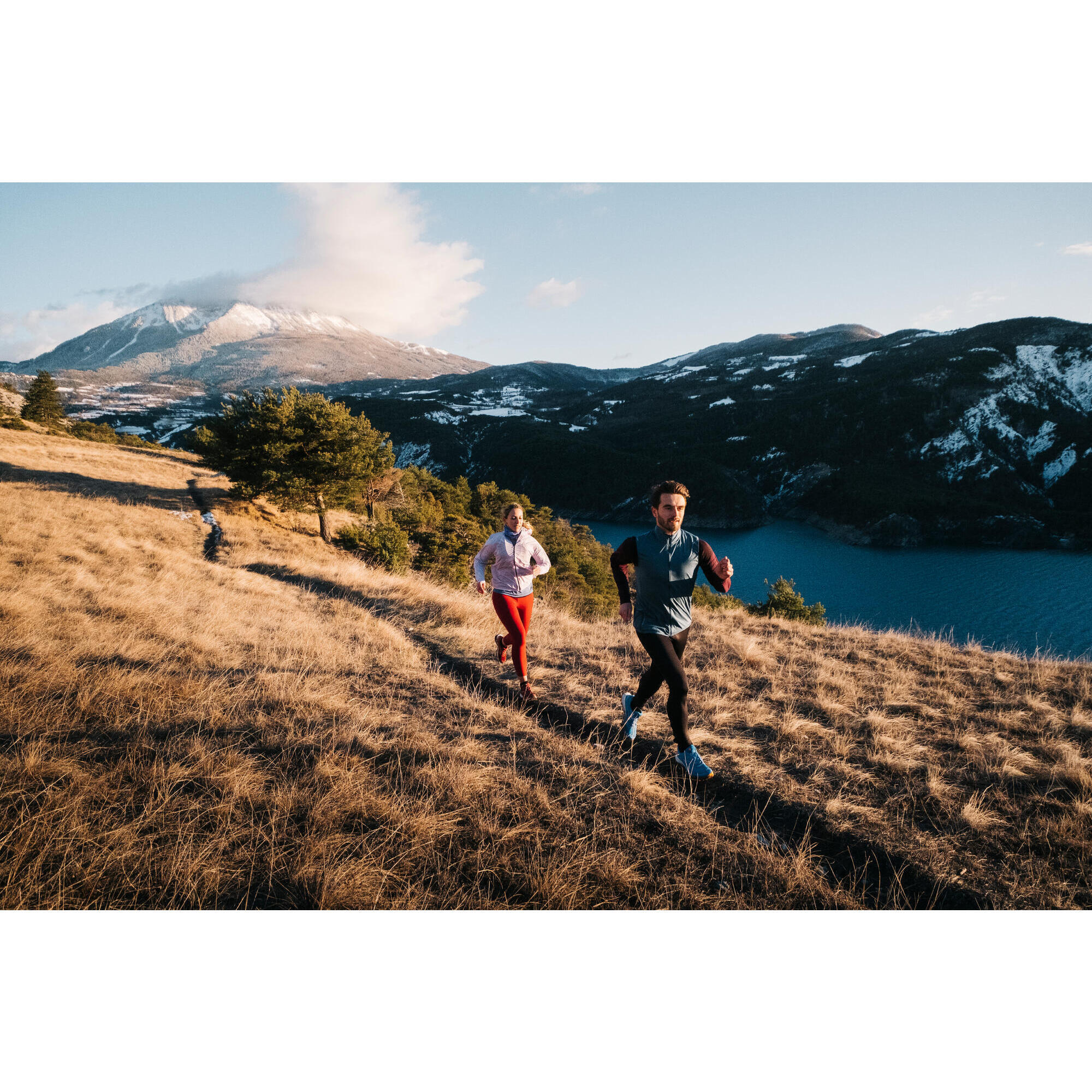 Women's running & trail running windbreaker - KIPRUN Run 900 Wind Lilac