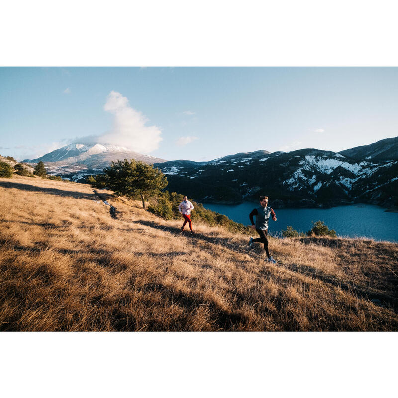 CASACO CORTA-VENTO SEM MANGAS HOMEM TRAIL RUNNING AZUL