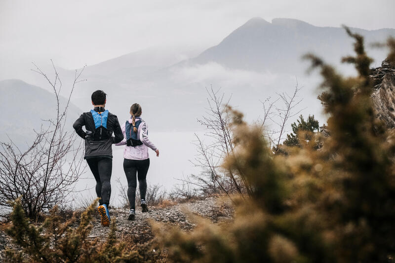 Tight voor trail running dames Emboss zwart brons