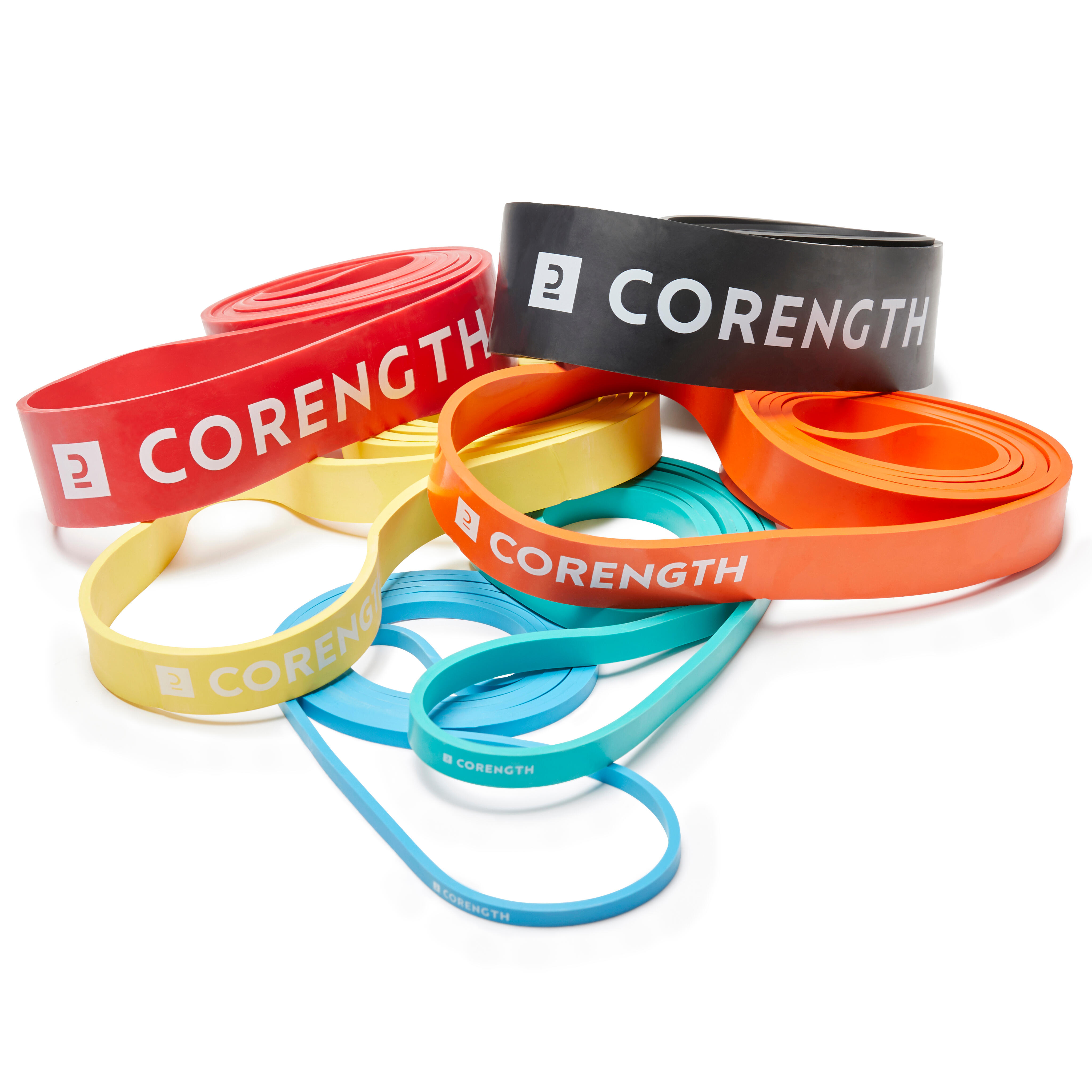 Cross training elastic band decathlon sale