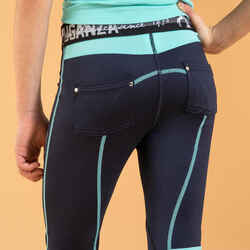 Kids' Horseback Riding Light Breeches 100