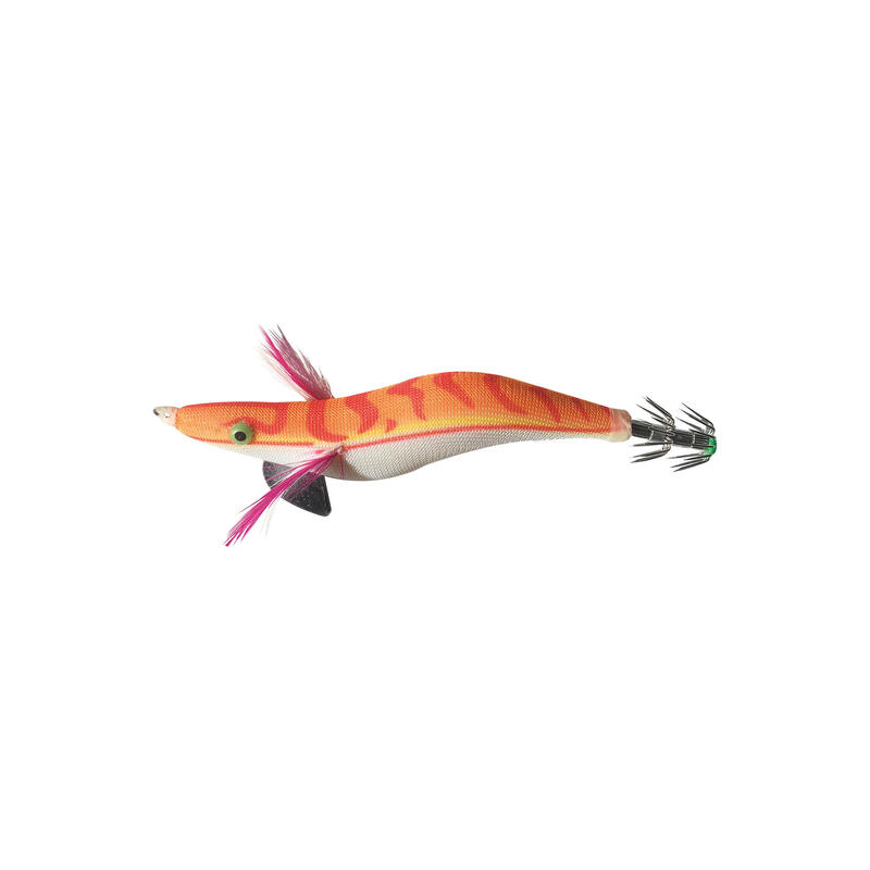 Jibionera EGI Pesca Sepias Calamares Plomada Naranja 1,5 4 cm