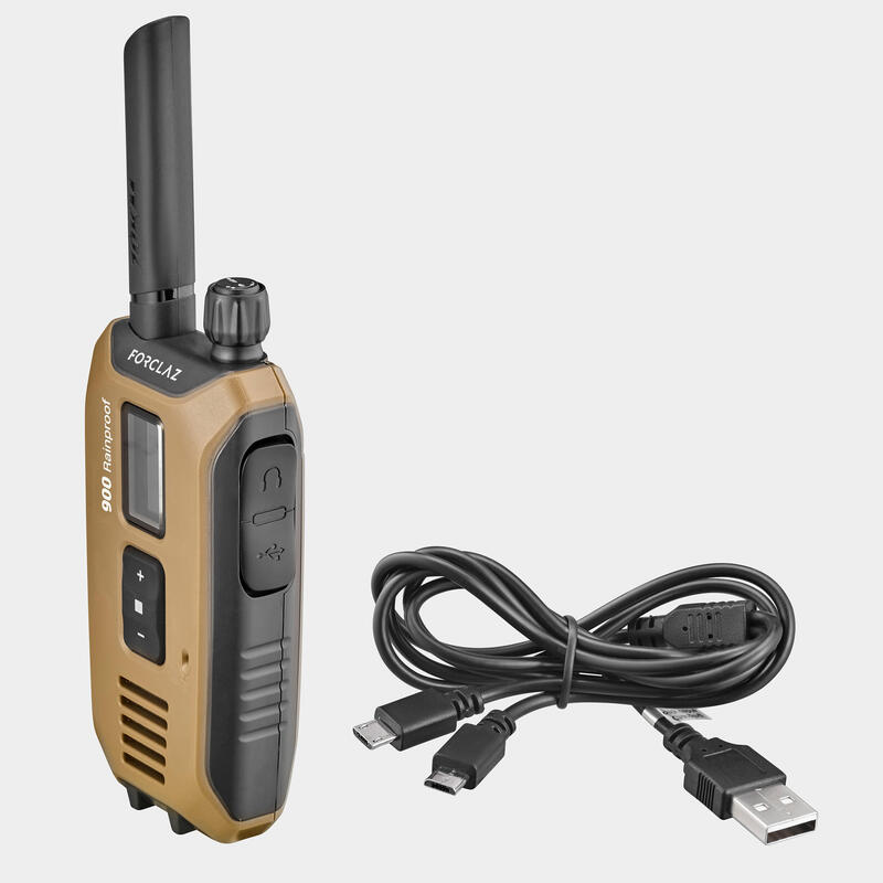 2 USB-oplaadbare walkietalkies WT900 WP 10 KM