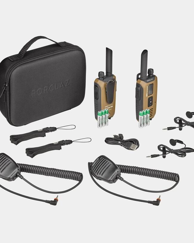 Conjunto de 2 walkie-talkies recarregáveis por USB - 10 km - WT900 WP