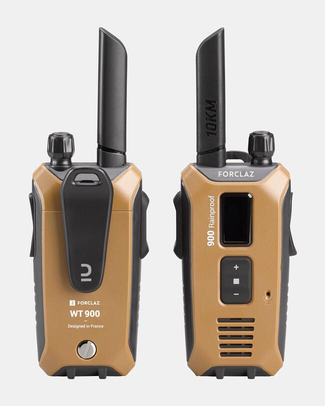 Set of 2 USB Rechargeable Walkie-Talkies - 10 km - WT900 WP