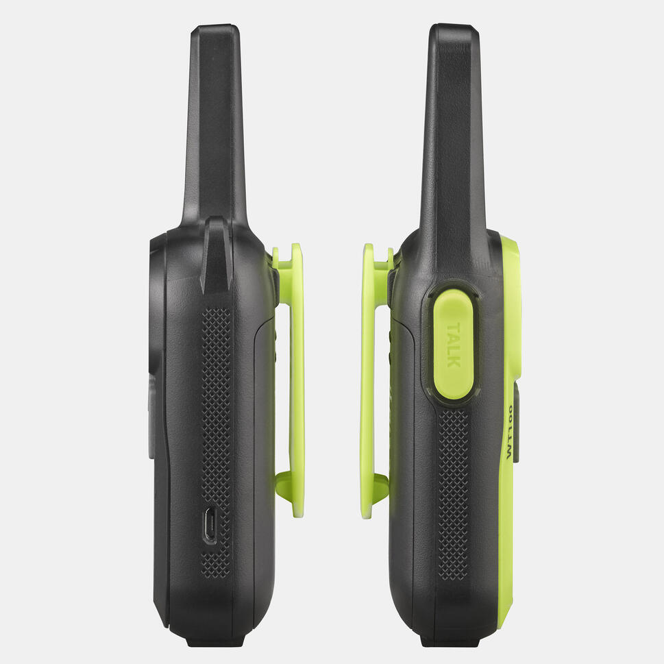Talkies-Walkies Rechargeables USB Enfants - Montre Avec Boussole, Lampe, Longue Portée - Vert Armée