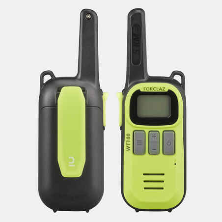 Pair of USB rechargeable walkie talkies - 5 km - WT100