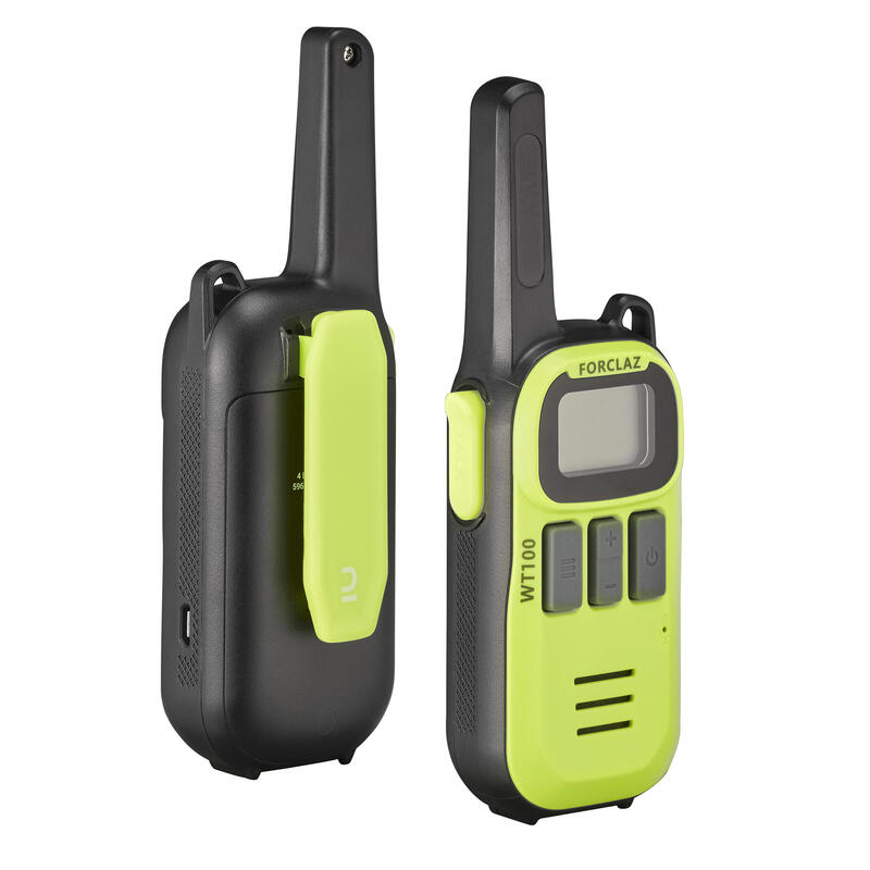 Paire de talkie-walkies rechargeables par USB - 5 km - WT100 - Decathlon  Cote d'Ivoire