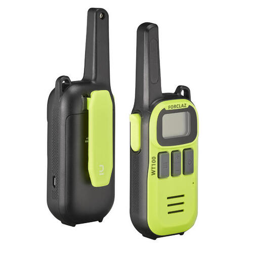 Paire de talkie-walkies rechargeables par USB - 5 km - WT100