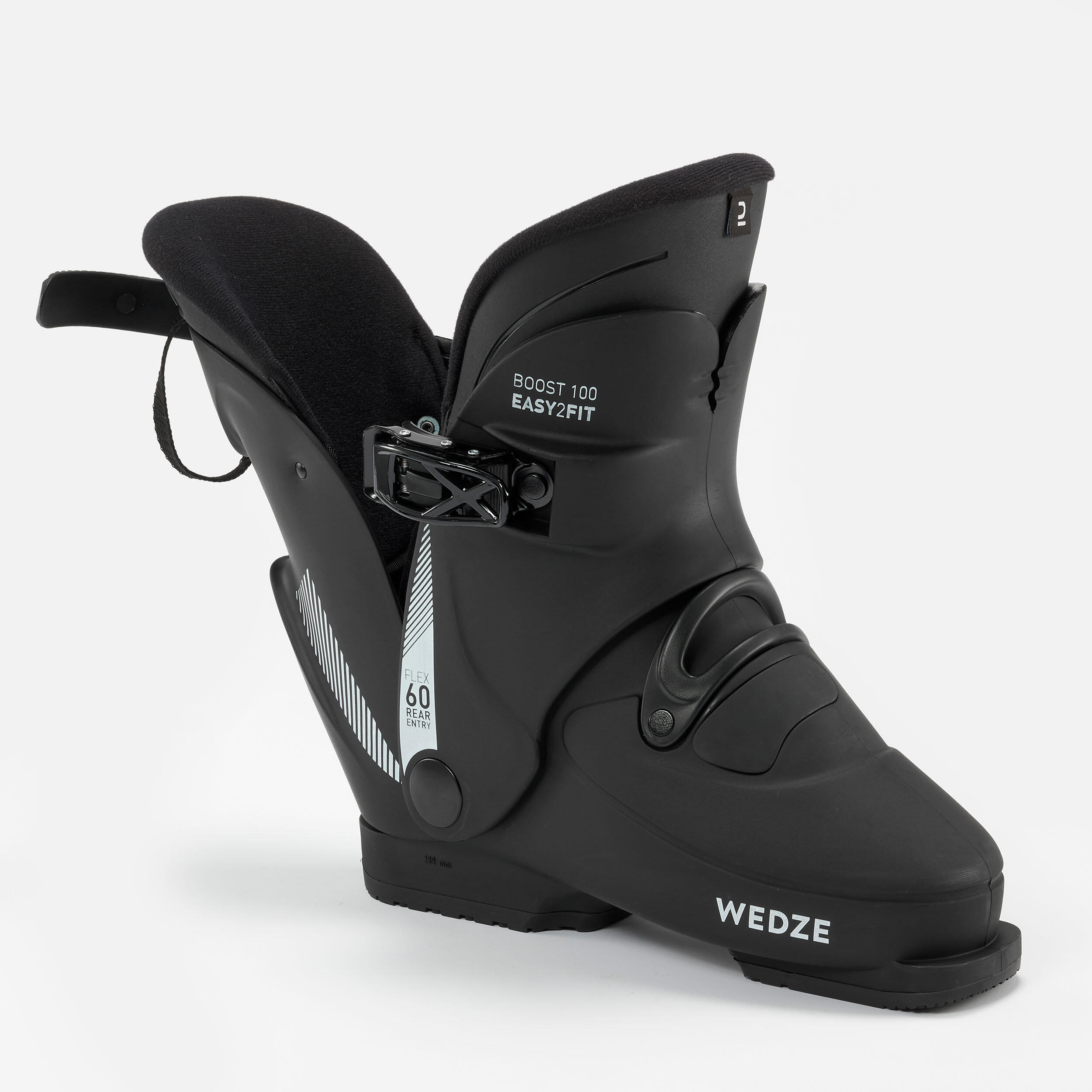 Ski Boots - 100 Black - WEDZE