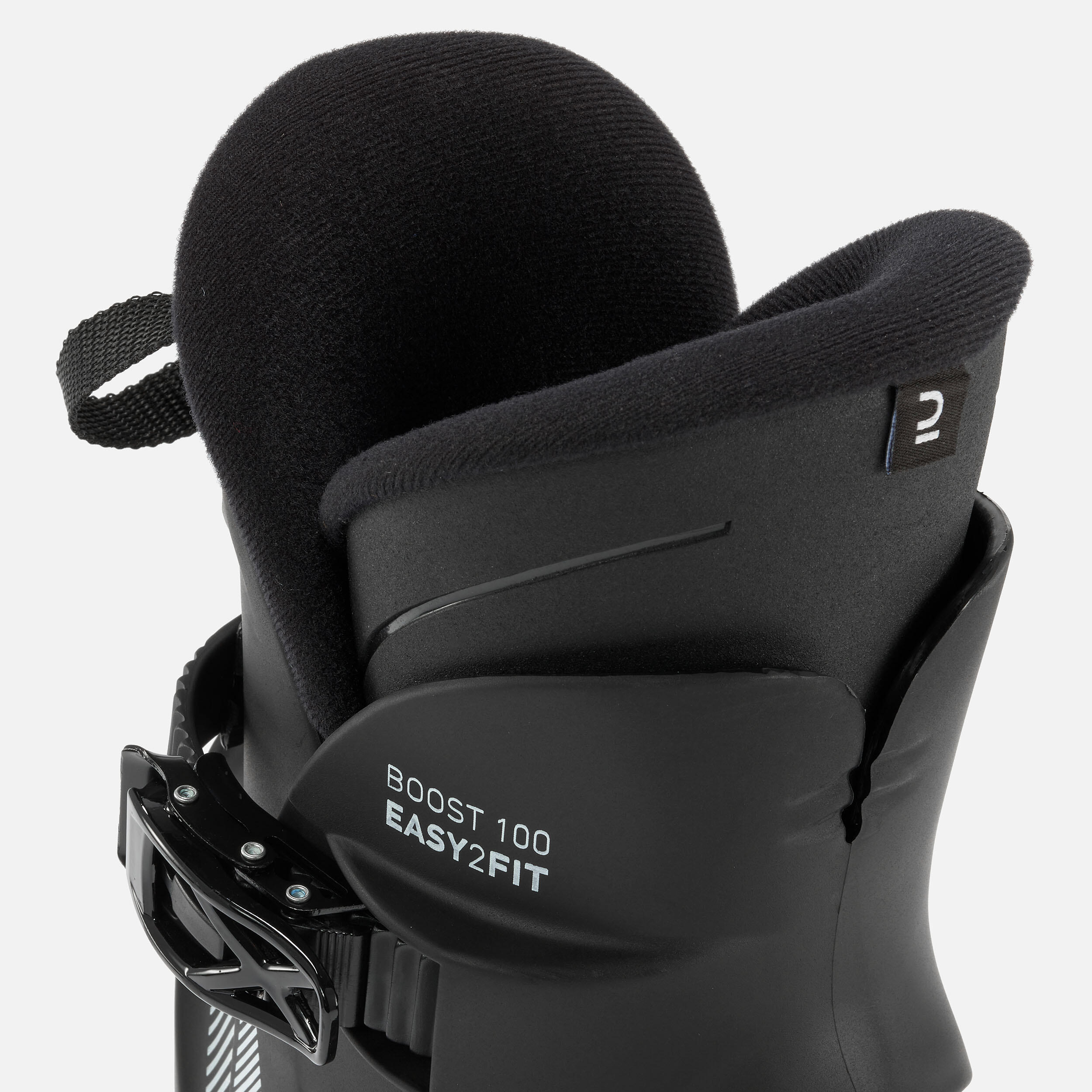Men's Ski Boot - 100 Black - WEDZE