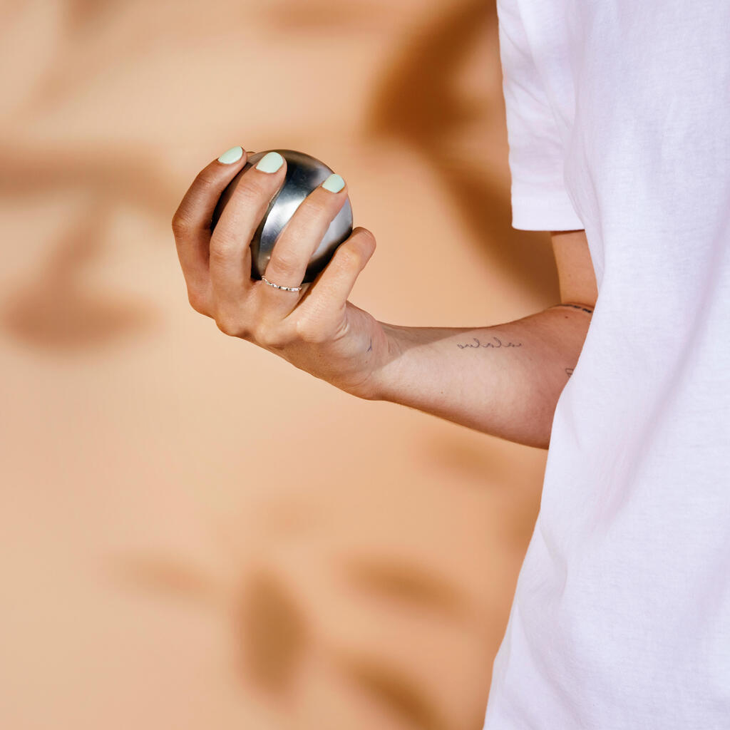 JEU DE 3 BOULES DE PÉTANQUE 100 LOISIR STRIÉES