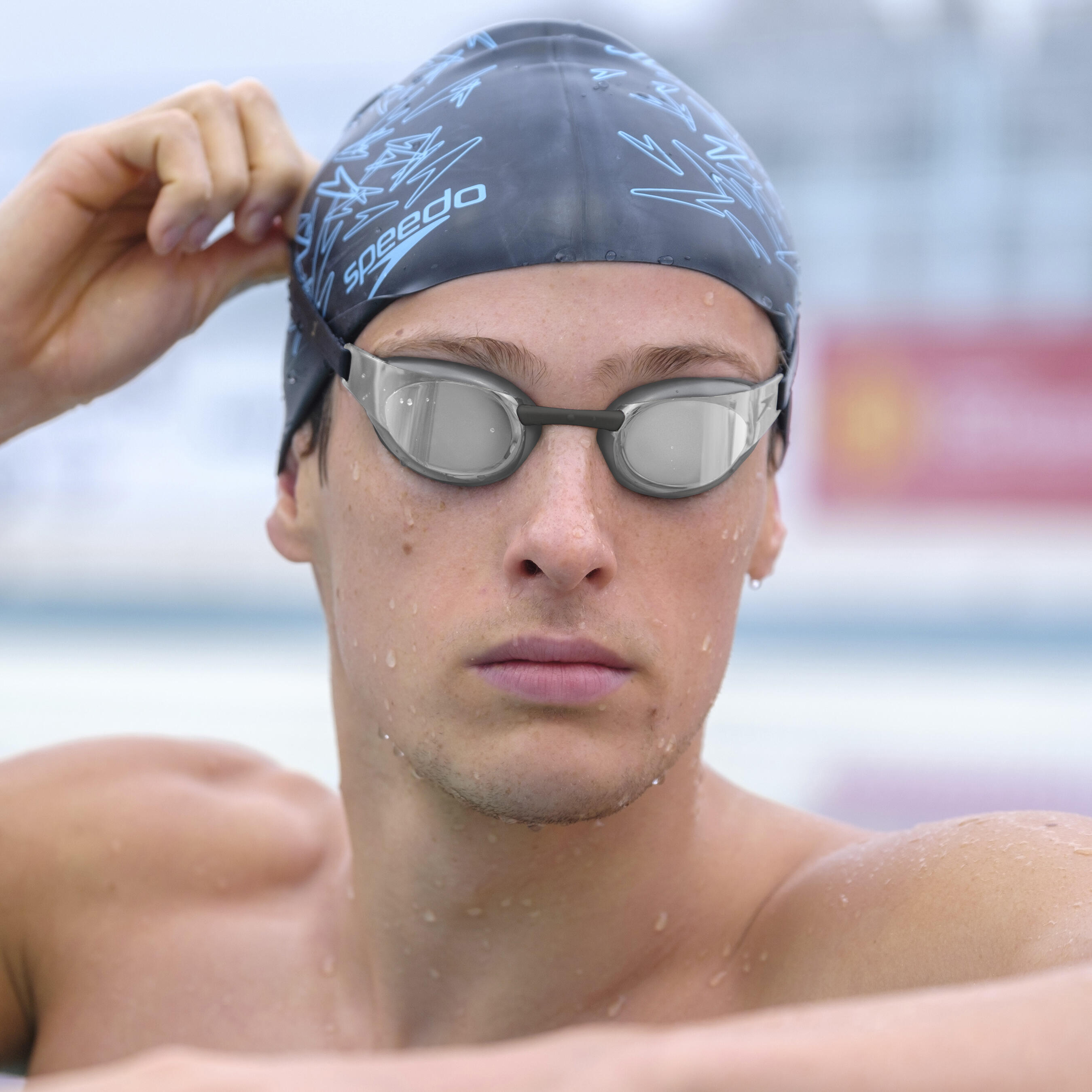Lunettes de natation SPEEDO FASTSKIN ELITE exclusive Argent SPEEDO Decathlon
