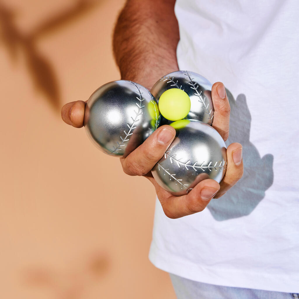 ערכה של 3 כדורי פטנק מדגם Rec Boules 500 - בייסבול