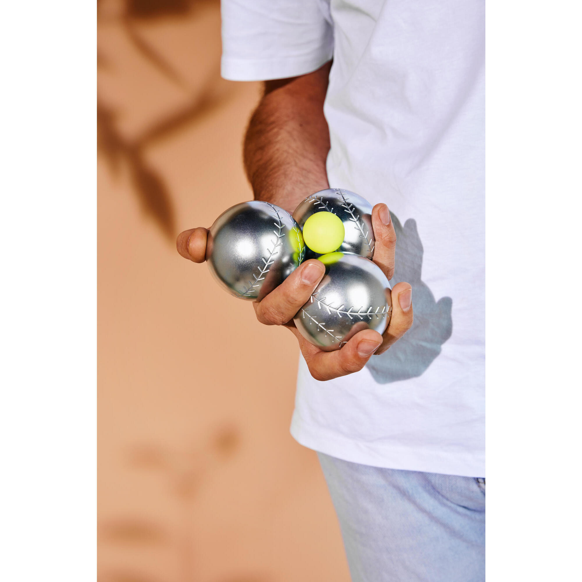 SET OF 3 PETANQUE LEISURE BALLS 500 BASEBALL