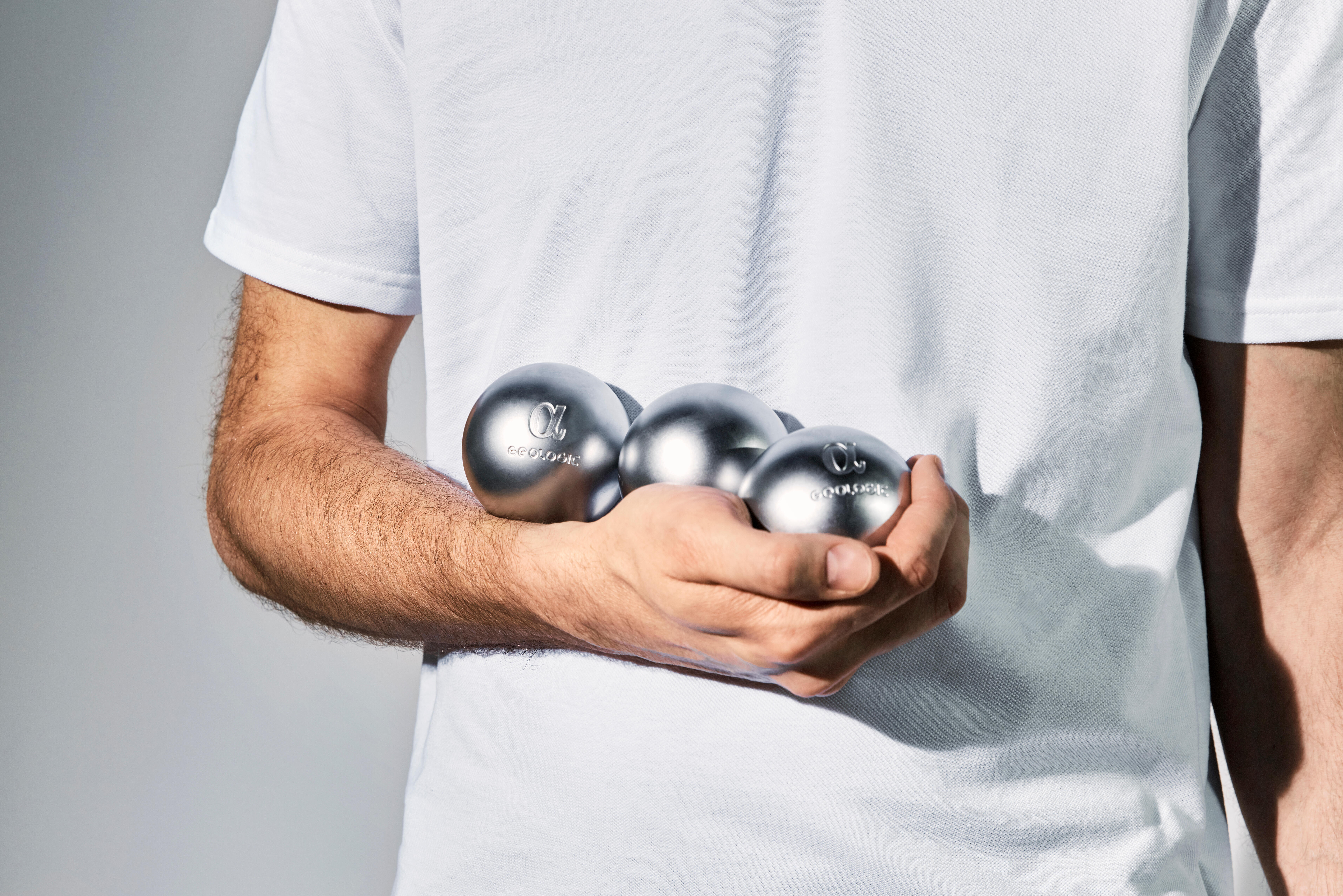 3 boules de pétanque dures de compétition – Alpha - GEOLOGIC