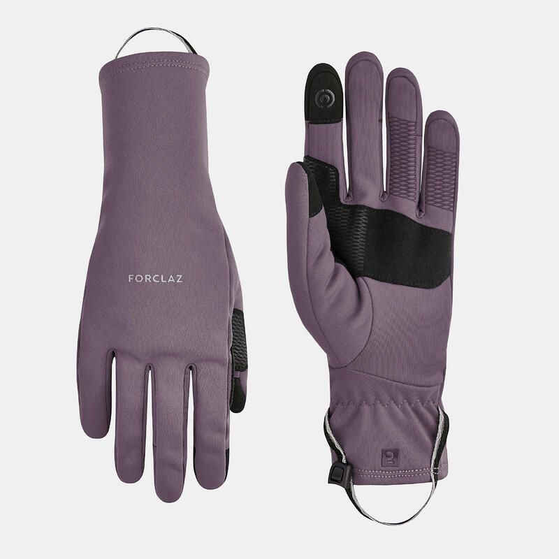 Gants tactiles et stretch de trekking montagne - MT500