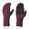 Handschoenen voor bergtrekking MT500 met touchscreen-stof stretch bordeaux