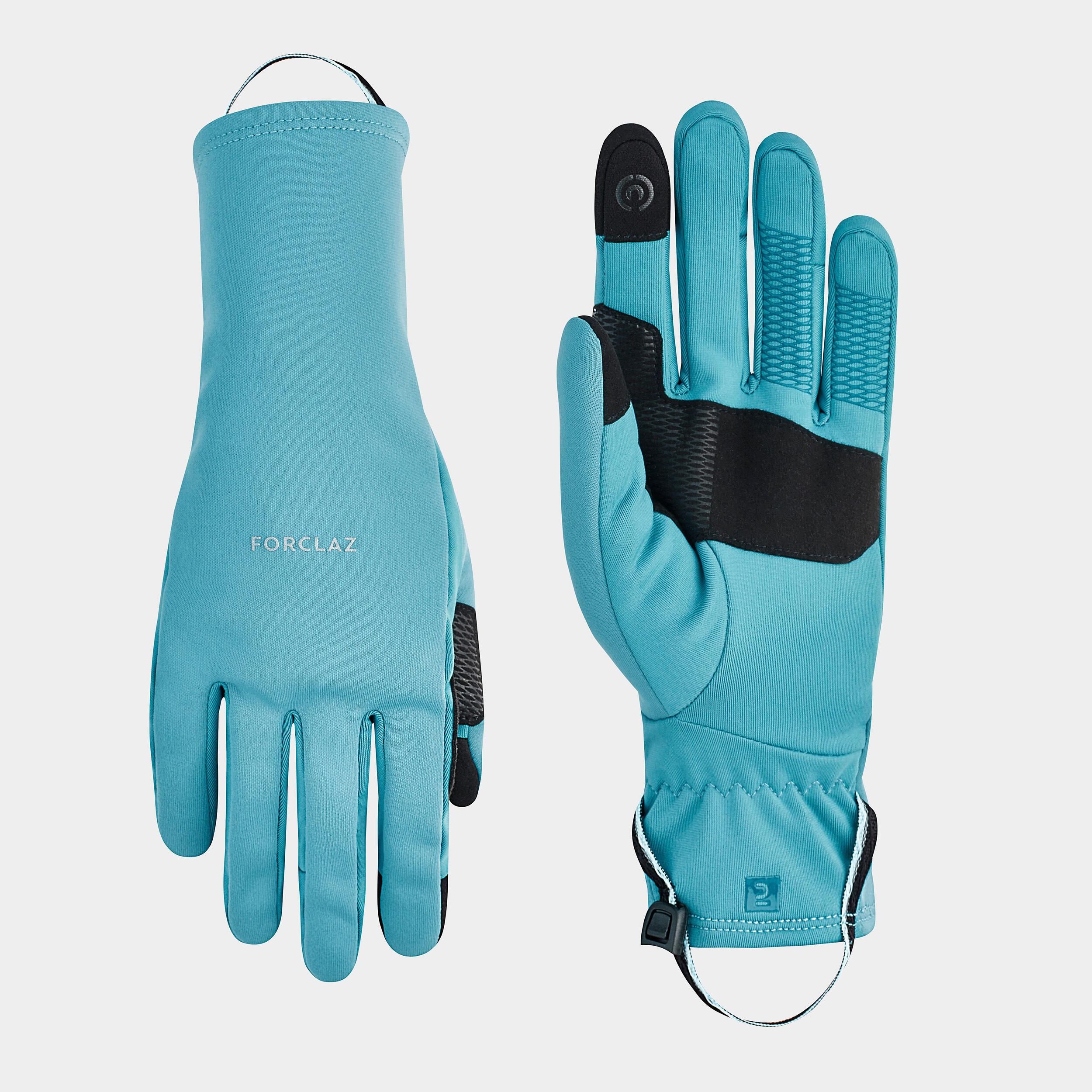 Handschuhe Damen/Herren Stretch touchscreenfähig Trekking - MT500 hellblau 7/10