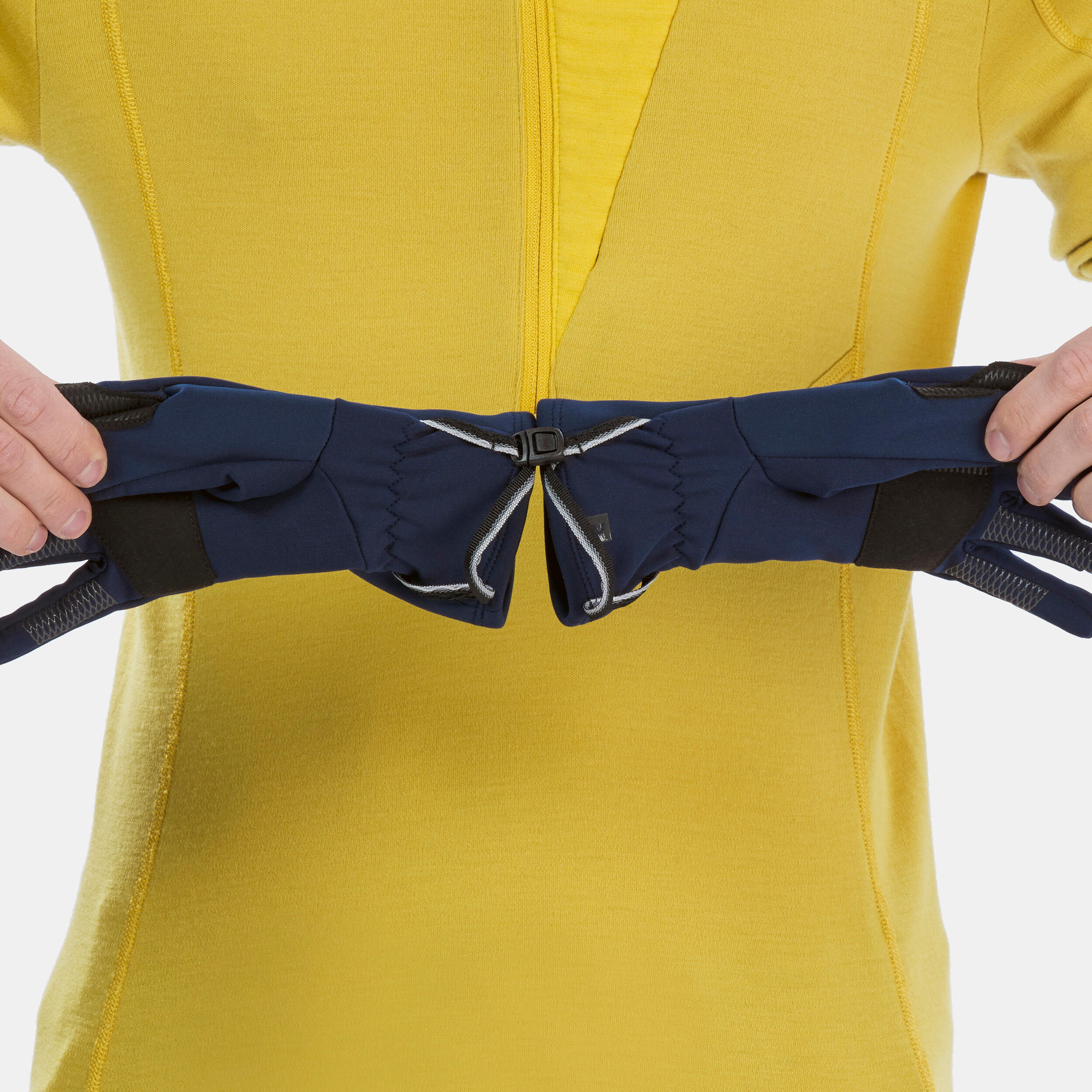 Adult Trekking Tactile Stretch Winter Gloves - MT500 Blue